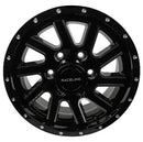 Raceline Wheels 820 Twisted Gloss Black Machined Wheels 820M-56060
