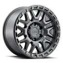 Raceline Wheels 953B Krank Satin Black Wheels 953B-79080-12