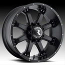 Raceline Wheels Assault Black Wheels 991B-29065+25