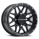 Raceline Wheels A94B UTV Krank Satin Black Wheels A94B-47037+10