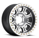 Raceline Wheels RT232 Monster Beadlock Machined Wheels with Satin Black Accents RT232-78550-06