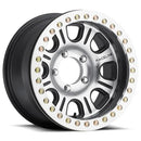 Raceline Wheels RT232 Monster Beadlock Machined Wheels with Satin Black Accents RT232-78550-06
