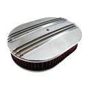 RPC R6321 12″ Dual Finned Polished Aluminum Air Filter Set