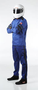 RaceQuip 111025 Race Jacket 1-Layer - Large SFI-1 - Blue