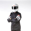RaceQuip 121002RQP Multi-Layer Fire Suit Jacket, Black - Small