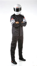 Racequip 121007 Race Jacket Multi-Layer SFI3.2A/5 - Black - 2XL