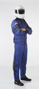 RaceQuip® 121027RQP 120 Series Driving Jacket SFI 3.2A/5 Blue/Black Stripe 2XL