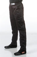 Racequip 122002 Race Pants Multi-Layer SFI3.2A/5 - Black - Small