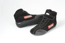 RaceQuip 30500100 Euro Mid-Top Shoes SFI 3.3/5 Size 10 - Black