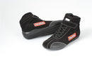Racequip 30500150 Euro Mid-Top Shoes SFI 3.3/5 Size 15 - Black