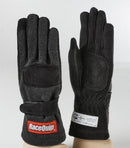RaceQuip 355003 Race Gloves 2-Layer SFI-5 Black - Medium