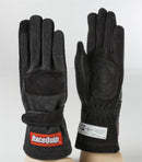 RaceQuip 355003 Race Gloves 2-Layer SFI-5 Black - Medium