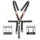RaceQuip 742002 SFI Race Belt 5Pt Camlock Pu Lap - Sportsman - Black