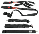 RaceQuip 745005 Racing Harness Sportsman Complete 5-Point Camlock SFI 16.1