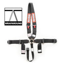 RaceQuip 748008 SFI Race Belt Camlock Dragster - U Belt - Black