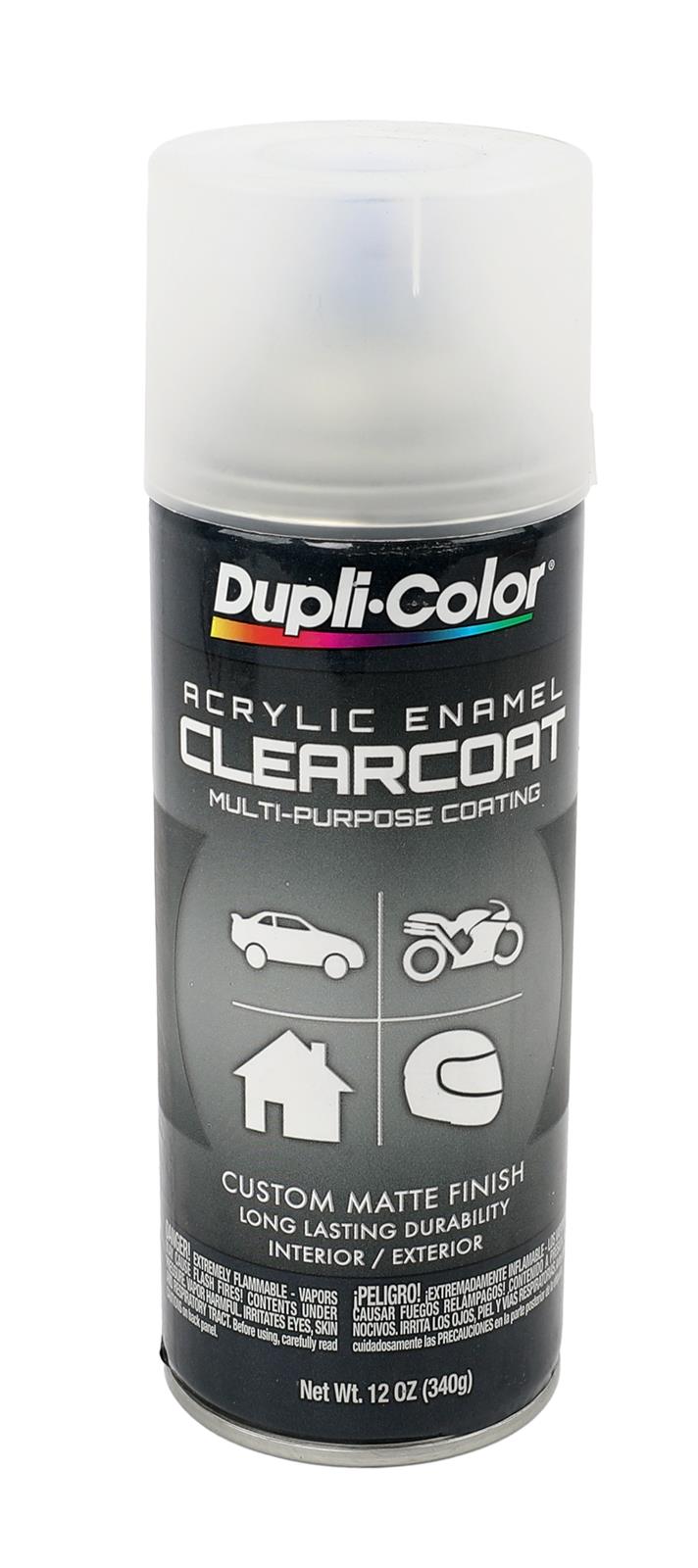 Dupli-Color DA1693 Premium Enamel Clearcoat, 12oz. Matte Finish