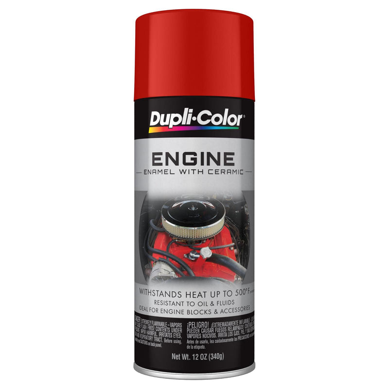 Dupli-Color DE1632 Engine Enamel with Ceramic Resin - Industrial Red