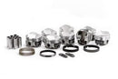 ICON IC9917KTM.030 FHR Piston Set w/ Rings - BB Chevy 427, Rod 6.135"