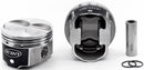 ICON IC9925KTM.030 FHR Piston Set w/Rings - Works with Ford 351W, Rod 5.956", Flat Top 4V