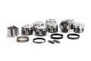 ICON IC9925KTM.030 FHR Piston Set w/Rings - Works with Ford 351W, Rod 5.956", Flat Top 4V