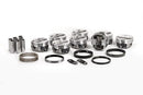 ICON IC9964KTD.030 FHR Piston - Chevy 350, 6.00 Rod, +10cc Flat Top 4V Kit with Rings