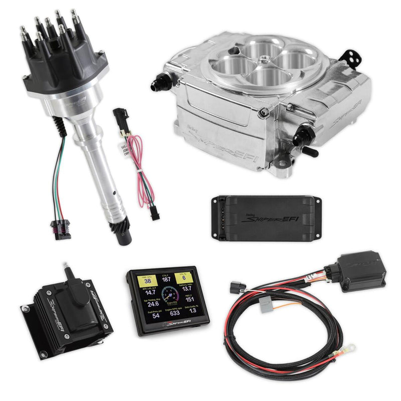 Holley 550-510-3PX-SBC Sniper 2 EFI Bundle with Hyperspark Ignition System