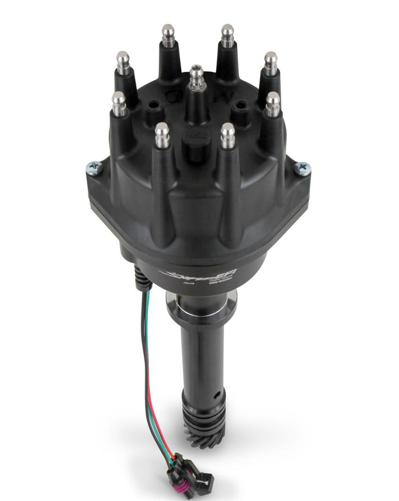 Holley 565-300BK Sniper EFI Hyperspark Distributor - Chevy - Black Billet Housing