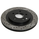 StopTech Drilled and Slotted Brake Rotors 127.65001R