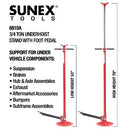 Sunex Tools Deluxe Under Hoist Stands 6810A