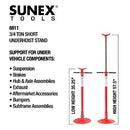 Sunex Tools Basic Under Hoist Stands 6811