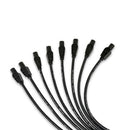 Taylor Cable 73055 8mm Spiro-Pro Ignition Wire Set 180 Deg. - Black