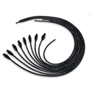 Taylor Cable 73055 8mm Spiro-Pro Ignition Wire Set 180 Deg. - Black