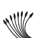 Taylor Cable 73055 8mm Spiro-Pro Ignition Wire Set 180 Deg. - Black