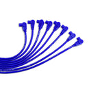 Taylor Cable 73651 8mm Spiro-Pro Ignition Wire Set 90 Deg. - Blue