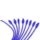 Taylor Cable 73655 8mm Spiro-Pro Ignition Wire Set 180 Deg. - Blue