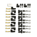 Taylor Cable 79051 409 Spiro-Pro 10.4mm Ignition Wire Set 90 Deg. - Black