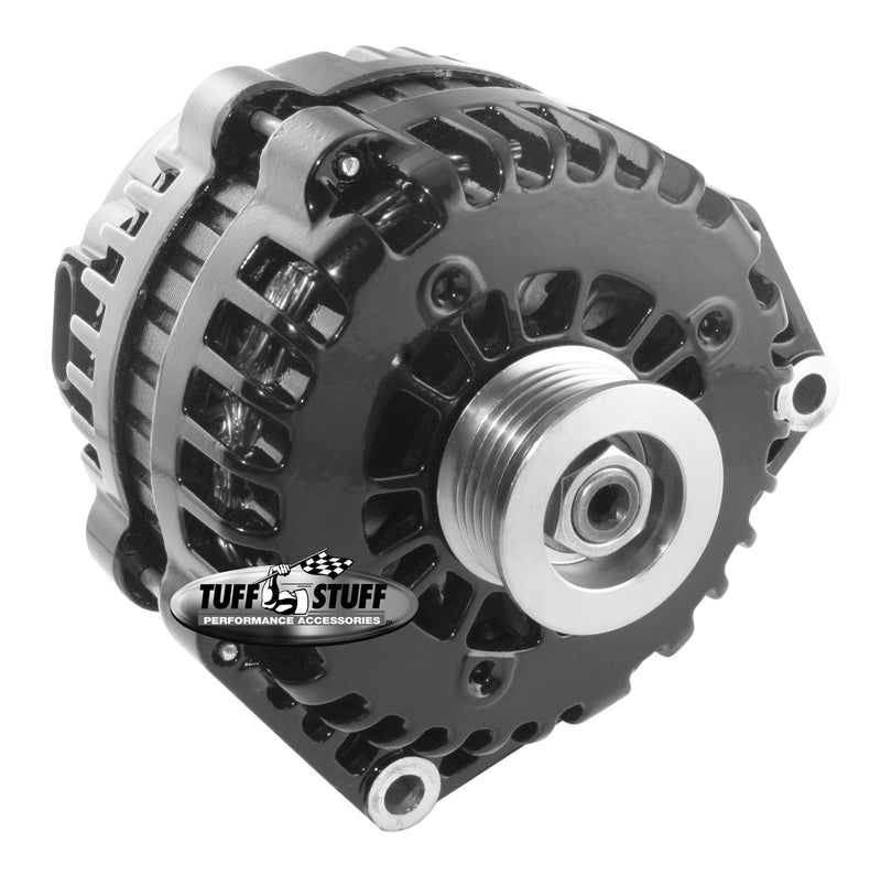 Tuff Stuff Performance High-Amp Output Stealth Black Alternators 8237B