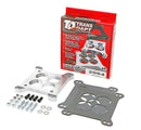 Trans-Dapt 2064 Carburetor Adapter, Ported - Large Square Bore to Small Bore