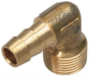 Trans-Dapt 2271 NPT to Hose Barb Fitting, 3/8" NPT - 3/8" Hose Barb