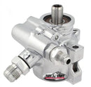 Tuff Stuff 6175ALP Type II Power Steering Pump, Polished Alum, w/AN Fittings