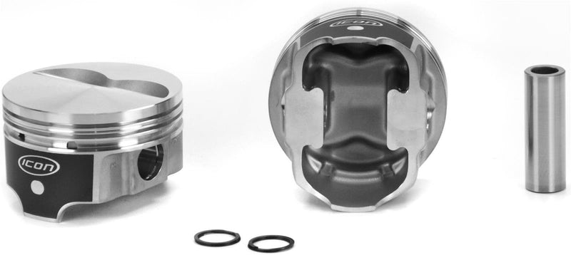 ICON IC9931KTM.060 FHR Piston - Chevy 383, Rod 5.700, Flat Top +3.7cc 2V Kit with Rings