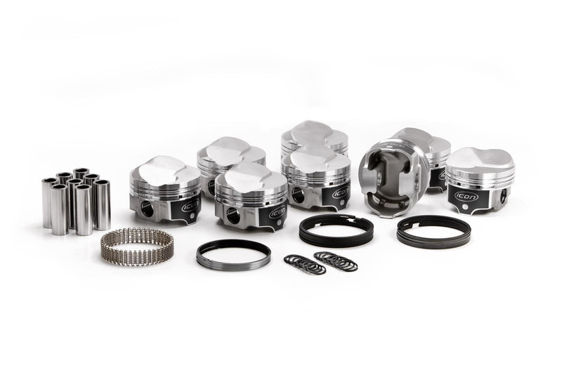 ICON IC9949KTM.030 FHR Series Piston and Ring Kit - BB Chevy 4.155" Bore