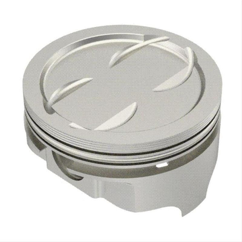 ICON IC9965KTD.030 FHR Piston - Chevy 383, 6.00 Rod, +18cc Dish 4V Kit with Rings