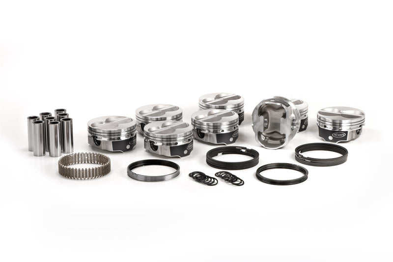 ICON IC9970KTD.040 FHR Piston - Ford 331ci, 5.4 Rod, +11cc Flat Top 4V Kit with Rings