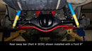 UMI Performance Front and Rear Sway Bar Kits 303534-B