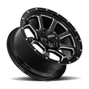 Ultra Wheel 219 Nemesis Gloss Black Wheels with Machined Accents 219-7935BM+18