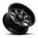 Ultra Wheel 229 Menace Gloss Black Wheels with Diamond Cut Face 229-6883U+10