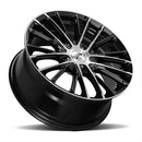 Ultra Wheel Platinum Luxury 437 Genesis Gloss Black with Diamond-Cut Face Wheels 437-6710U+35