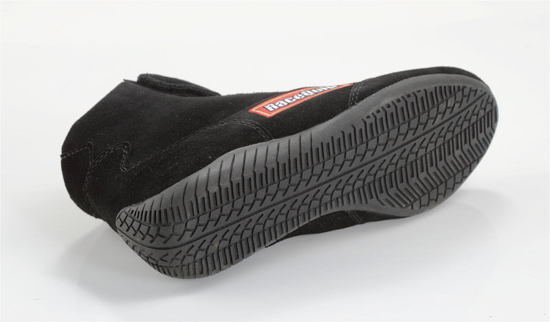 Racequip 30300080 Mid-Top Race Shoes SFI 3.3/5 Size 8 - Black