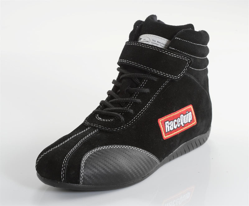 Racequip 30500075 Euro Mid-Top Shoes SFI 3.3/5 Size 7.5 - Black